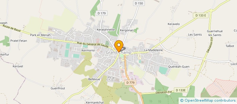 localisation de l'entreprise LE MANOIR DE GOUEZAC  GRAND-CHAMP