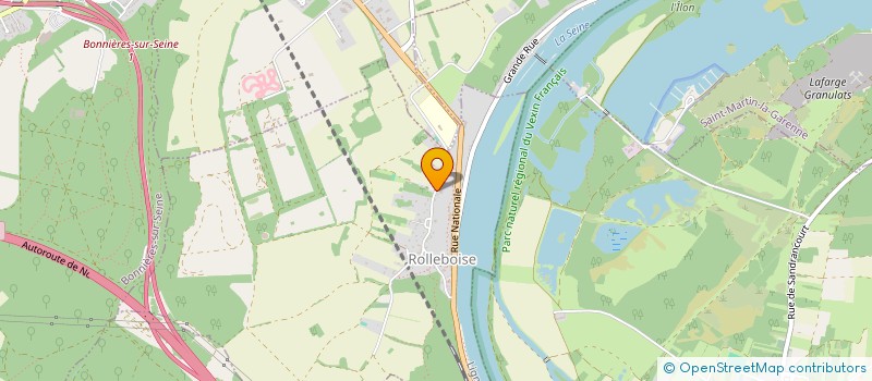 localisation de l'entreprise LE MANOIR DE LA CORNICHE  ROLLEBOISE