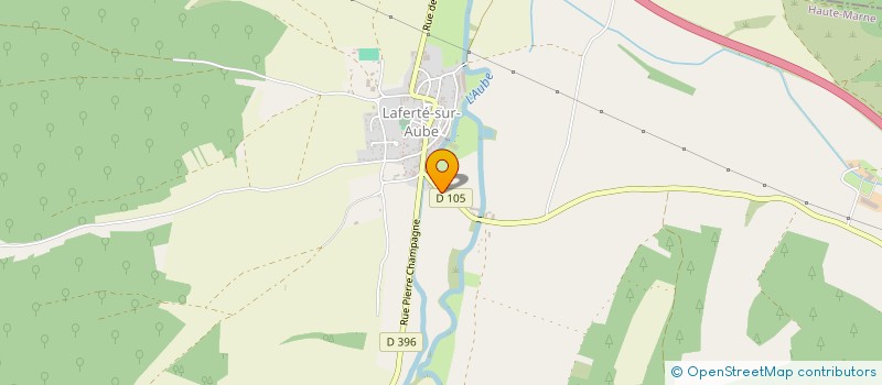 localisation de l'entreprise LE MANOIR DE LAFERTE SUR AUBE à LAFERTE-SUR-AUBE