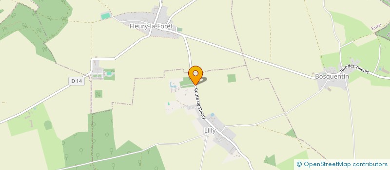 localisation de l'entreprise  LE MANOIR DE LILLY  LILLY