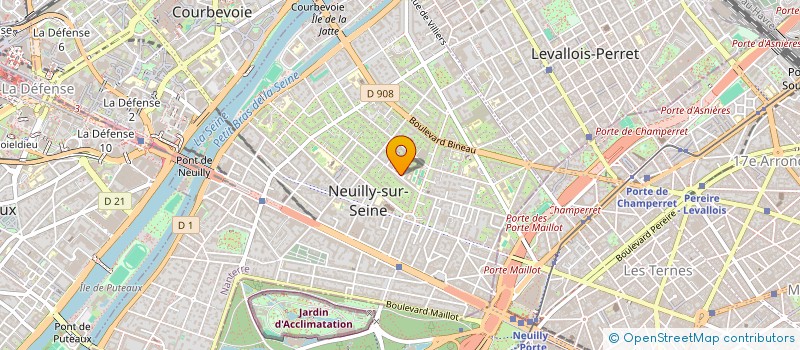 localisation de l'entreprise LE MANOIR DE SARYA à NEUILLY-SUR-SEINE