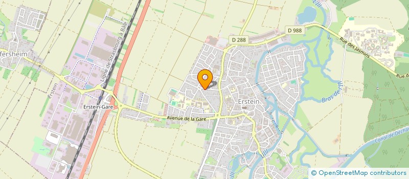 localisation de l'entreprise LE MANOIR DES 3S  ERSTEIN