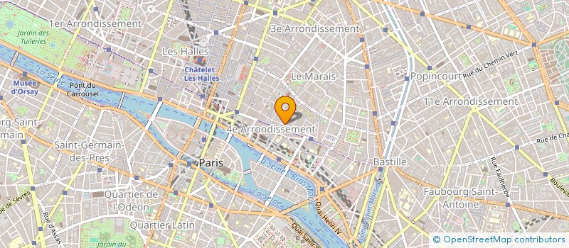 localisation de l'entreprise LE MANOIR DES GENETS  PARIS