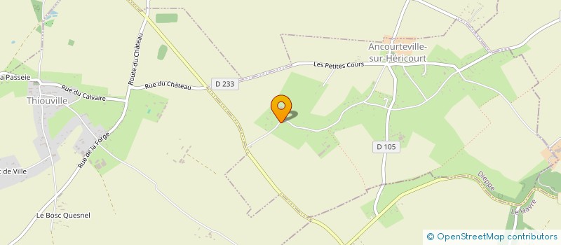 localisation de l'entreprise LE MANOIR DU CATELET  ANCOURTEVILLE-SUR-HERICOURT