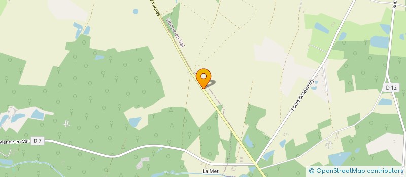 localisation de l'entreprise LE MANOIR DU MATZ  LIGNY-LE-RIBAULT