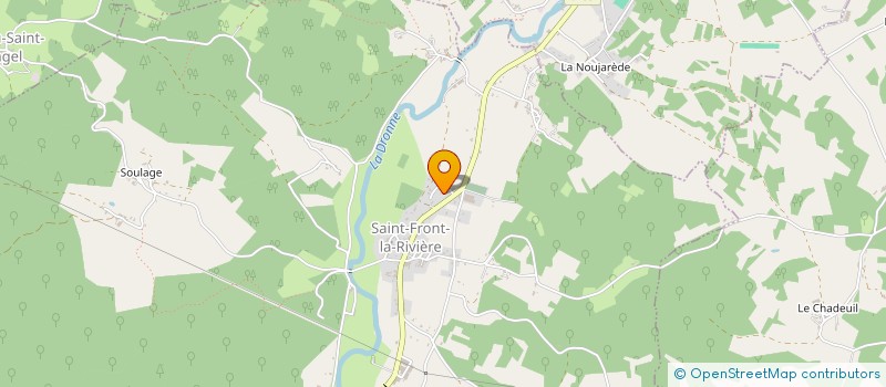 localisation de l'entreprise LE MANOIR EDITION  SAINT-FRONT-LA-RIVIERE