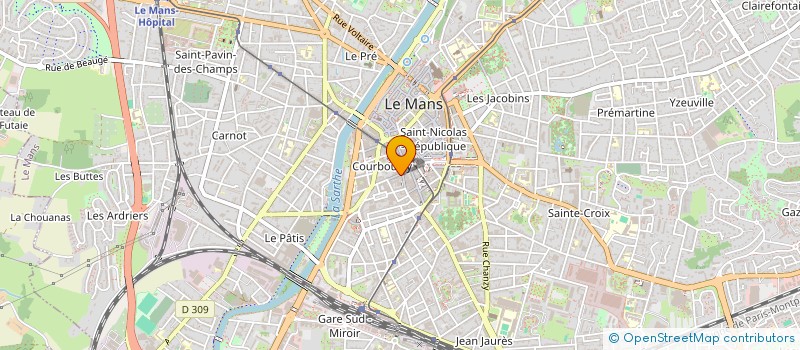 localisation de l'entreprise LE MANS 55  LE MANS