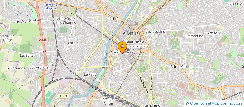 localisation de l'entreprise LE MANS ATLANTIDES FOOT à LE MANS