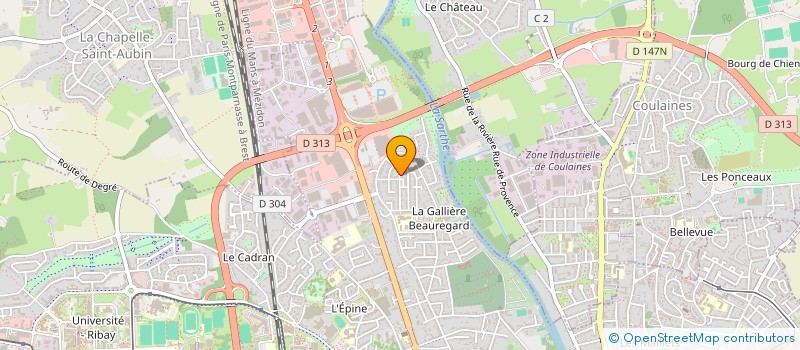 localisation de l'entreprise LE MANS ECOLE COREENNE  LE MANS