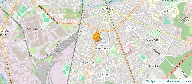 localisation de l'entreprise LE MANS IMPRIMERIE  LE MANS