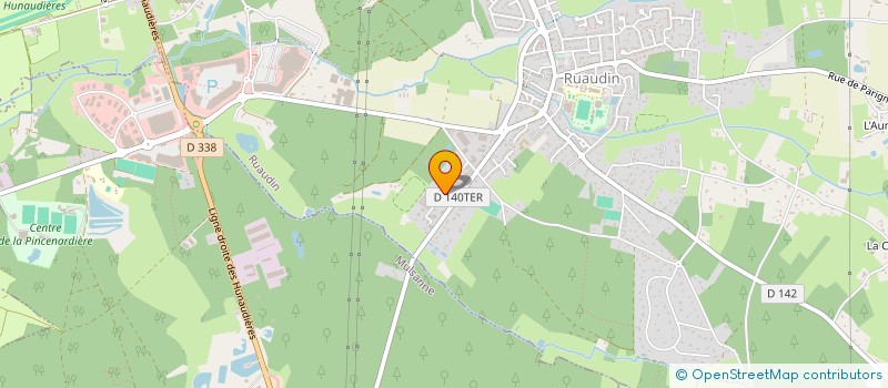 localisation de l'entreprise LE MANS OXYCOUPAGE à RUAUDIN