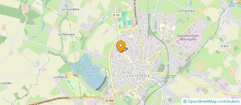 localisation de l'entreprise LE MANS PARC BEAU'LIEU à LA FERTE MACE