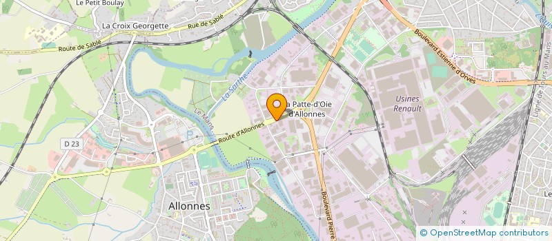 localisation de l'entreprise LE MANS PNEUS  LE MANS