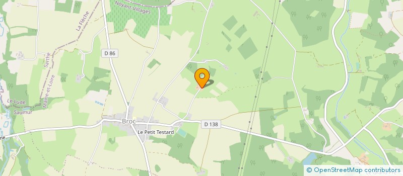 localisation de l'entreprise LE MANS PRIMEURS à NOYANT-VILLAGES