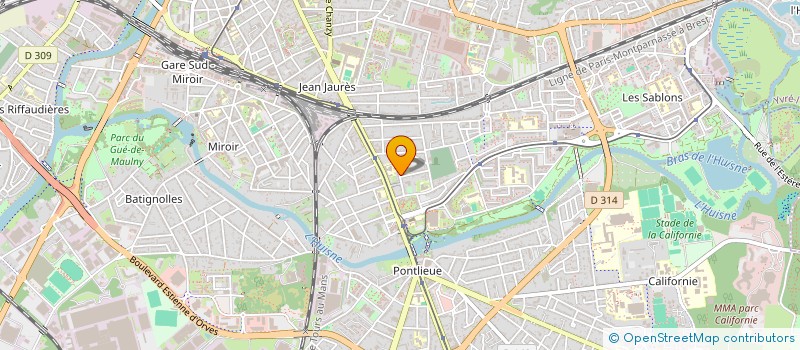 localisation de l'entreprise LE MANS SARBACANE  LE MANS