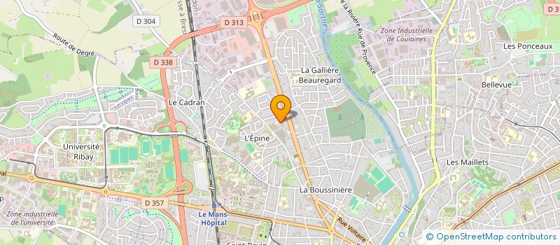 localisation de l'entreprise LE MANS SONORE  LE MANS