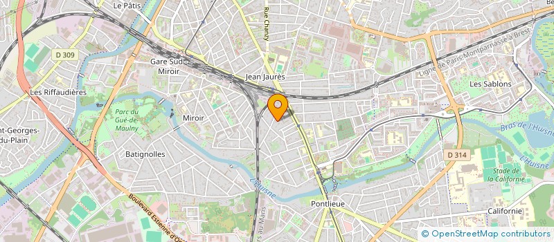 localisation de l'entreprise LE MANS SPORTS ET COMMUNICATION  LE MANS