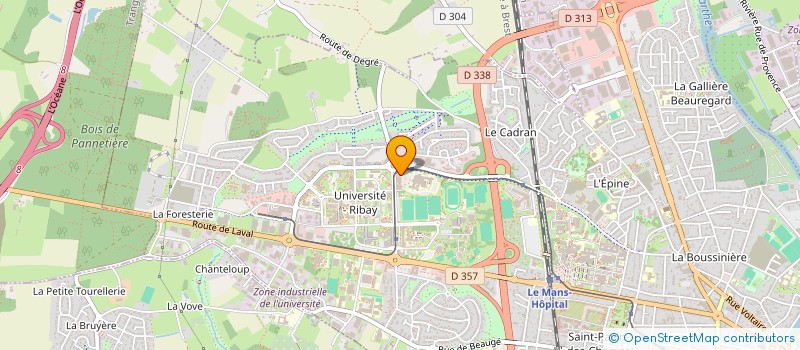 localisation de l'entreprise LE MANS SUN  CESSON-SEVIGNE