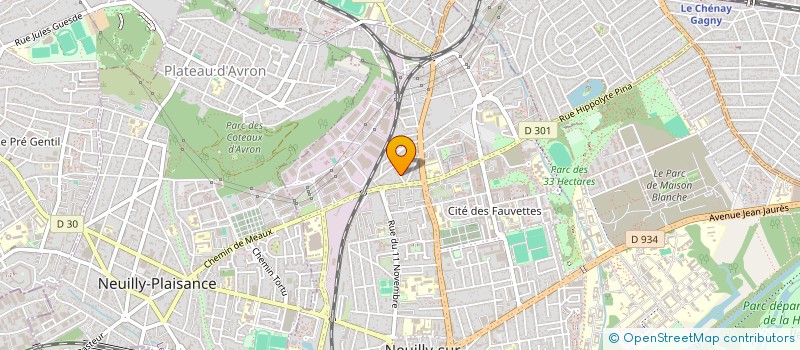 localisation de l'entreprise LE MANS ULTIMATE FRANCE ESPORTS ( LMU FR ESPORTS )  NEUILLY-SUR-MARNE