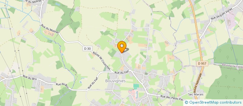 localisation de l'entreprise LE MANSE à BOUVIGNIES
