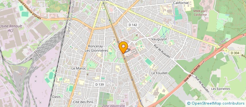 localisation de l'entreprise LE MANSUD à LE MANS