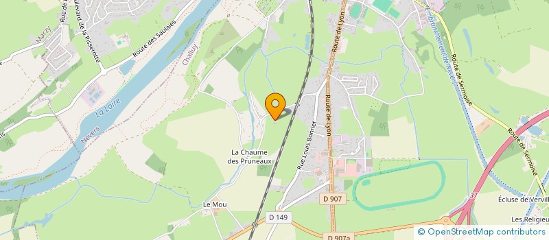 localisation de l'entreprise LE MANTOUE  CHALLUY