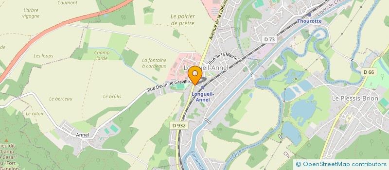 localisation de l'entreprise LE MANUREVA  LONGUEIL-ANNEL