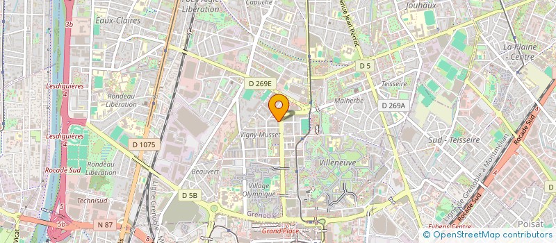 localisation de l'entreprise LE MANYNEM à GRENOBLE