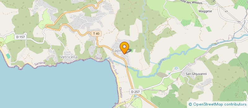 localisation de l'entreprise LE MAQUIS à OLMETO