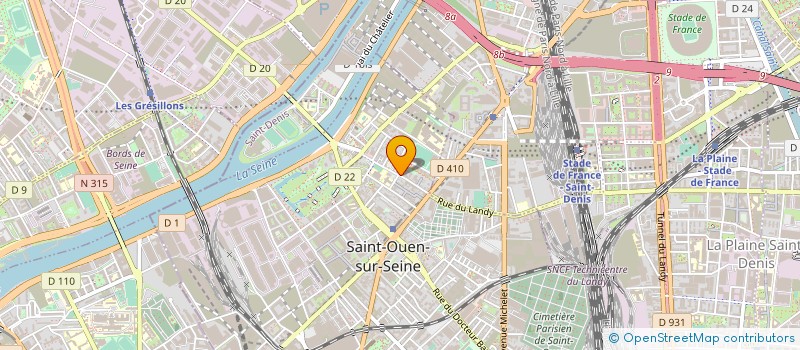 localisation de l'entreprise LE MAQUIS DU BONHEUR à SAINT-OUEN-SUR-SEINE