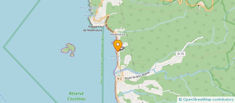 localisation de l'entreprise LE MARA CUDJA à BOUILLANTE
