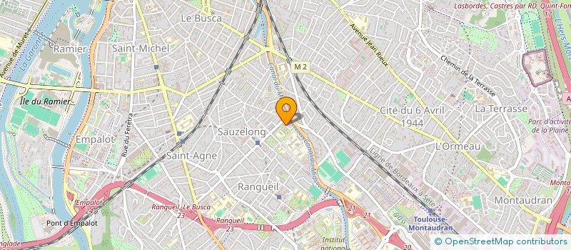 localisation de l'entreprise LE MARACANA CLUB DE TOULOUSE (M.C.T.) à TOULOUSE