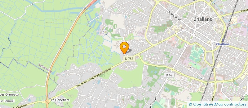 localisation de l'entreprise LE MARAIS à CHALLANS