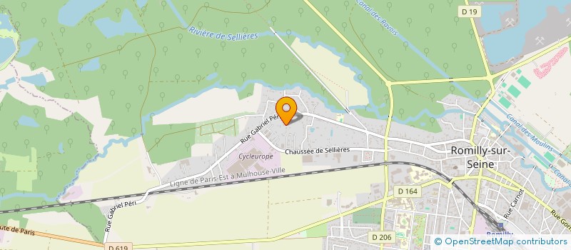 localisation de l'entreprise LE MARAIS à ROMILLY-SUR-SEINE