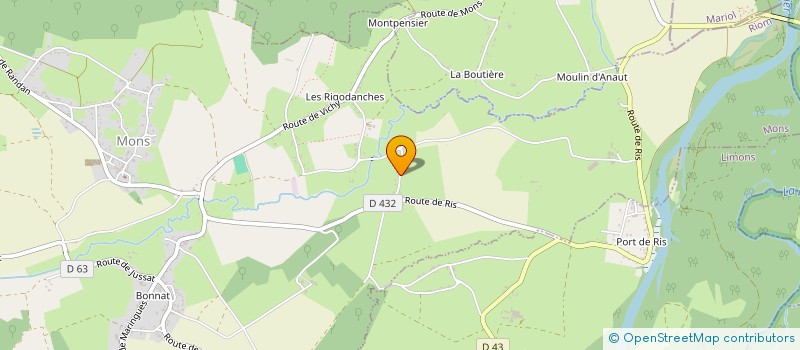 localisation de l'entreprise LE MARAIS  MONS