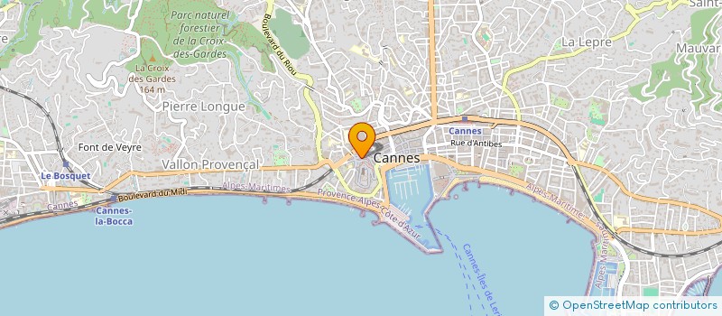 localisation de l'entreprise LE MARAIS à CANNES