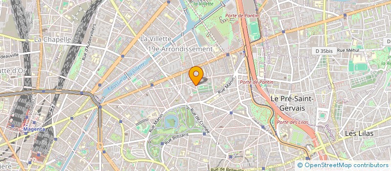 localisation de l'entreprise LE MARAIS  PARIS