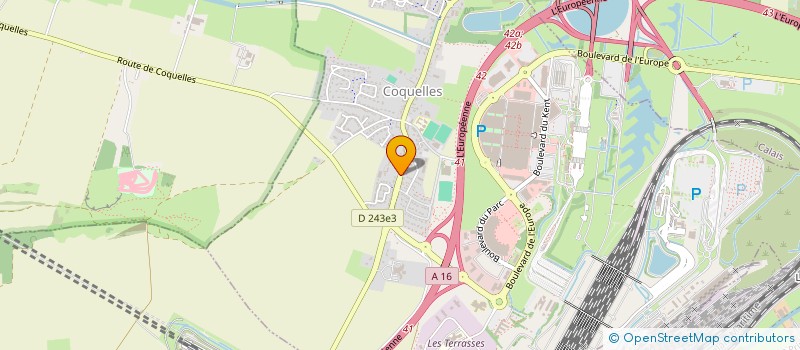 localisation de l'entreprise LE MARAIS  COQUELLES