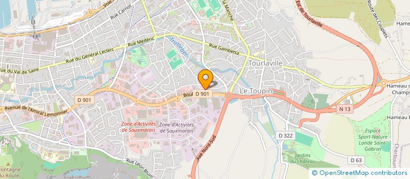 localisation de l'entreprise LE MARAIS  LA HAGUE