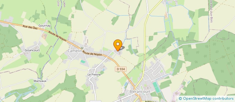 localisation de l'entreprise LE MARAIS  CAMELIN