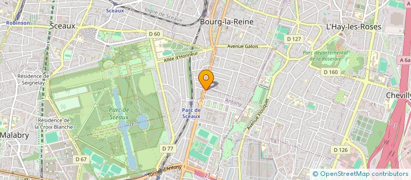 localisation de l'entreprise LE MARAIS à ANTONY