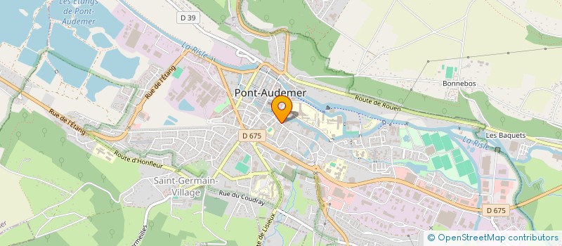 localisation de l'entreprise LE MARAIS à PONT-AUDEMER