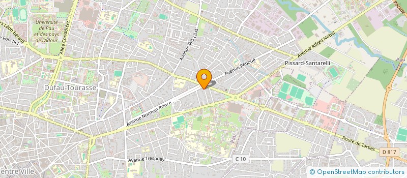 localisation de l'entreprise LE MARAIS à PAU