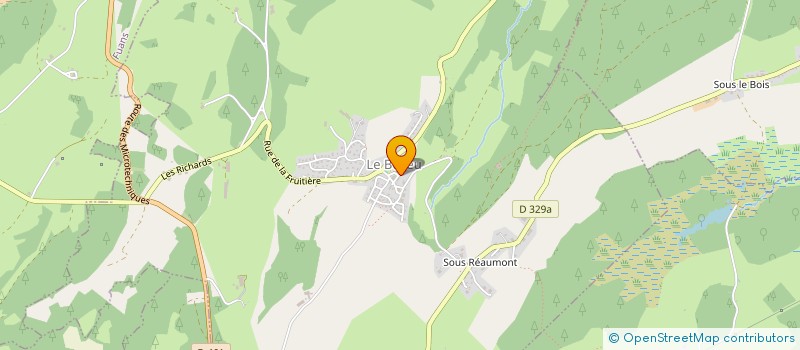 localisation de l'entreprise LE MARAIS  LE BELIEU