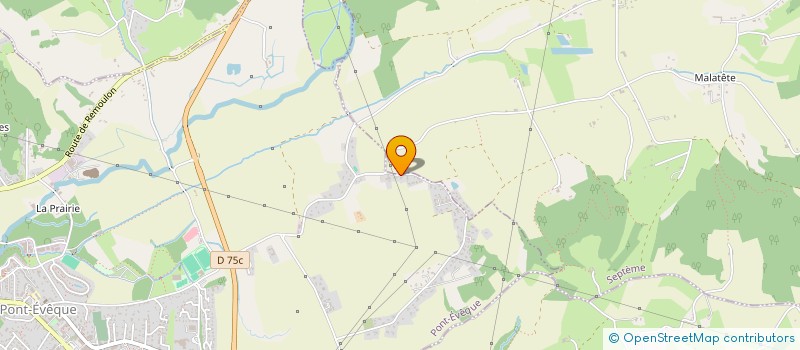 localisation de l'entreprise LE MARAIS  PONT-EVEQUE