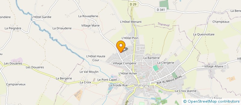 localisation de l'entreprise LE MARAIS  MARIGNY-LE-LOZON