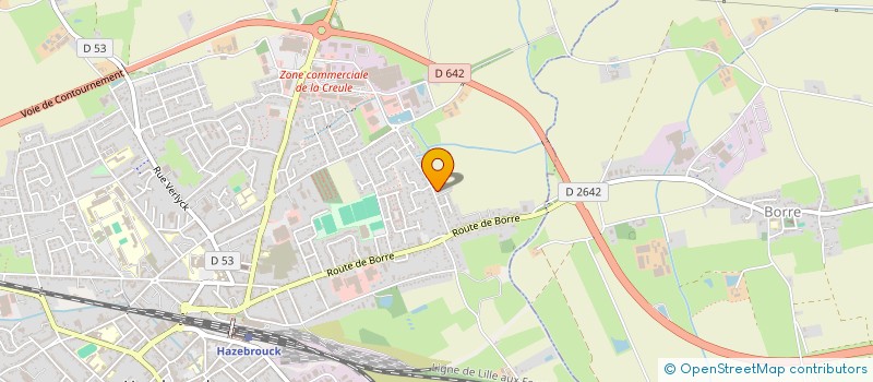 localisation de l'entreprise LE MARAIS AUX LIEVRES  HAZEBROUCK