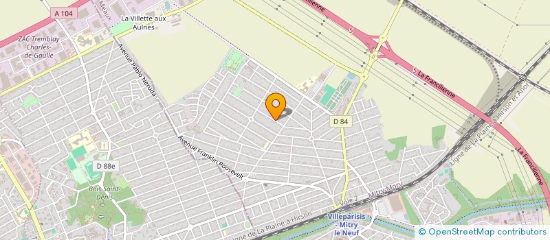 localisation de l'entreprise LE MARAIS DE BOURNEVILLE  MITRY-MORY