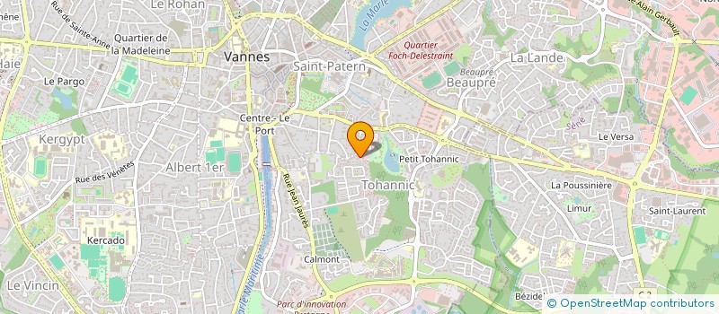 localisation de l'entreprise LE MARAIS DE QUIBERAN à VANNES