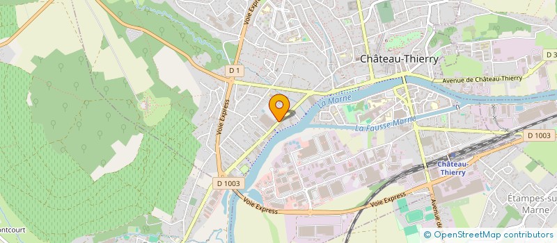 localisation de l'entreprise LE MARANELLO à CHATEAU-THIERRY